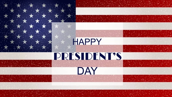 Başkanlar Günü 'nüz kutlu olsun. Vektör illüstrasyonu. — Stok Vektör