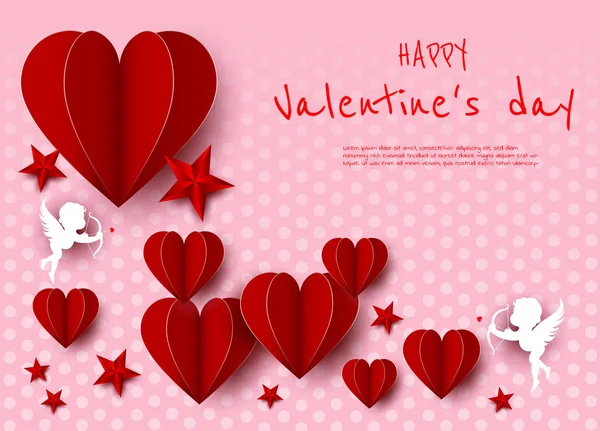 Valentine s day background — Stock Vector