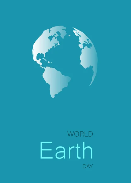 Happy Earth Day Poster oder Banner Hintergrund — Stockvektor