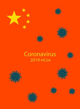 Çin 'de Coronavirus. Roman Coronavirus 2019-Ncov, beyaz tıbbi maskeli kadın. Koronavirüs karantinası kavramı.