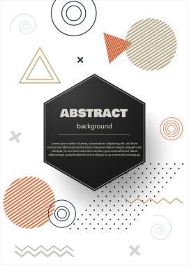 İş dünyası modern web sitesi afiş vektör şablonu. İşle ilgili bir şablon. Geometrik şekiller, vektör minimum modern tasarım