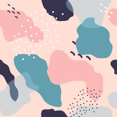 Noktalı ve lekeli, soyut, pürüzsüz desen. Yaratıcı bir geçmişi var. Başlık sanatsal çizilmiş arkaplan.