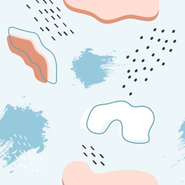 Noktalı ve lekeli, soyut, pürüzsüz desen. Yaratıcı bir geçmişi var. Başlık sanatsal çizilmiş arkaplan.