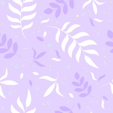 Bahar çiçekleriyle kusursuz bir desen. Parlak illüstrasyon, ambalaj kağıdı, düğün davetiyesi, duvar kağıdı ve tekstil için kullanılabilir. Vektör illüstrasyonu