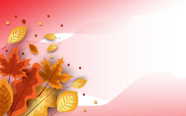 Autumn theme background. Eps10 vector illustration. Autumn sale vector background.