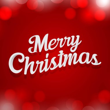 Neşeli Noel yazı tasarımı ile arka plan