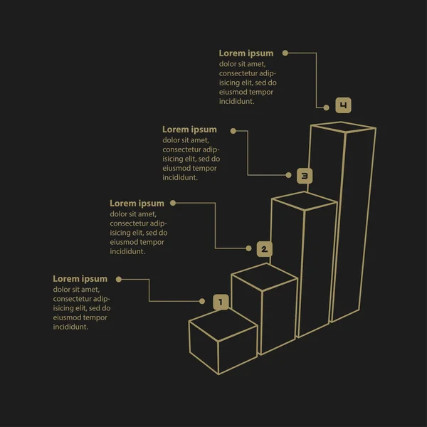 Moderne Infografische Sjabloon — Stockvector