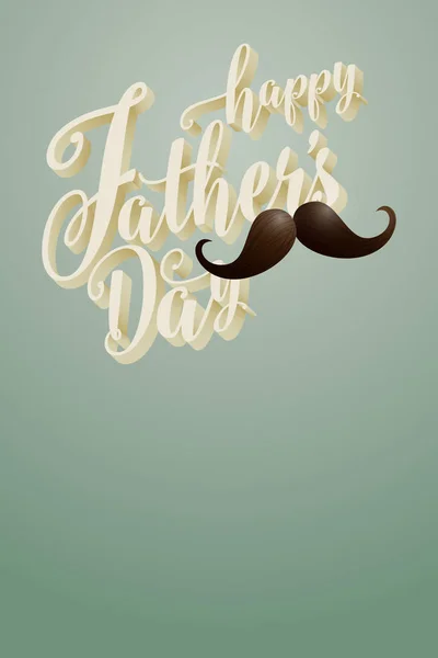 Cartel en blanco del Día del Padre feliz — Vector de stock