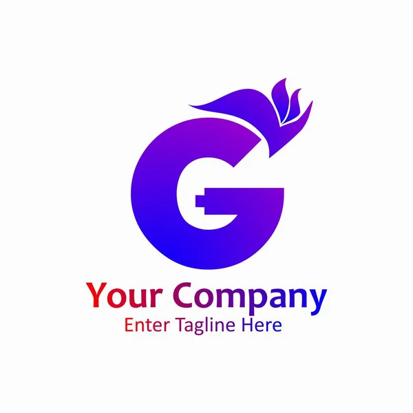 Logo Alphabet Company Trendy Design — 스톡 사진