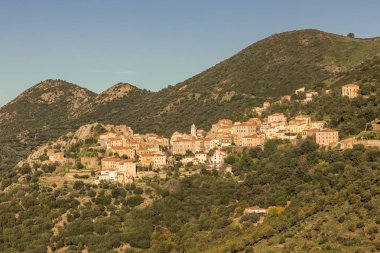 Köy Belgodere Balagne bölgesinde Corsica