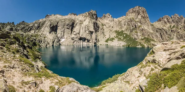 Lac de Capitello near Corte in Corsica — стоковое фото