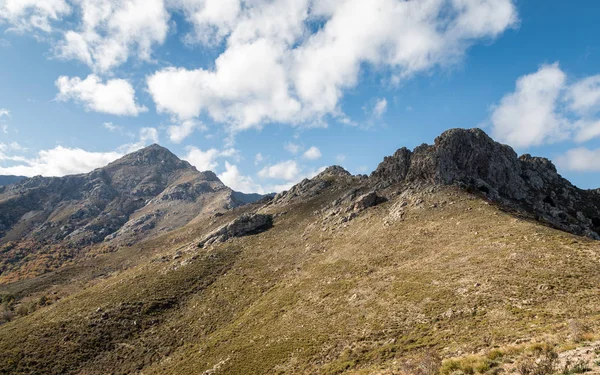 Monte Tolu and Monte Parteo in the Balagne region of Corsica — Stock Photo, Image