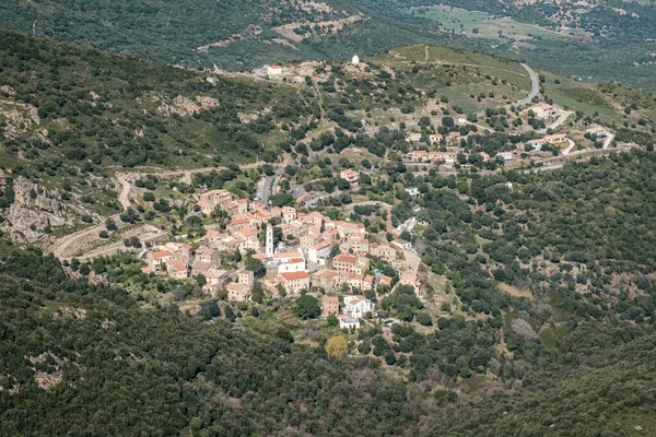 Gamla Bergsbyn Palasca Balagne Regionen Korsika — Stockfoto