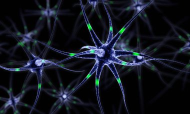 Beyin grafik, 3d çizim noktasından teller.