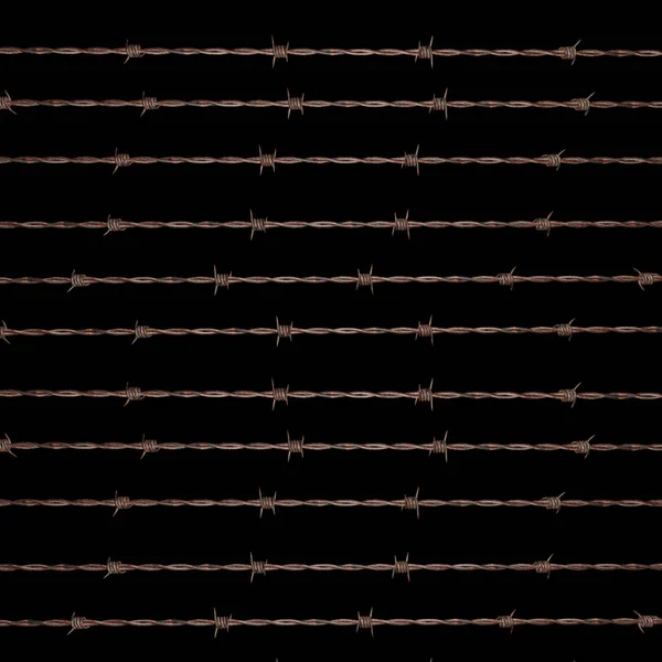 Ilustración de alambre de púas — Foto de Stock