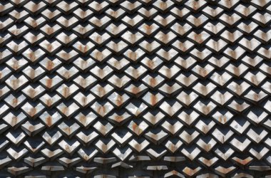 Dokulu metal pas geometri. Tasarım fotoğraf unsuru