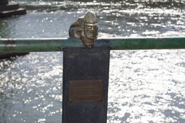 Saint Nicholas assistant mini sculpture photo: Uzhhorod, Ukraine - April 1, 2017 — Stock Photo, Image