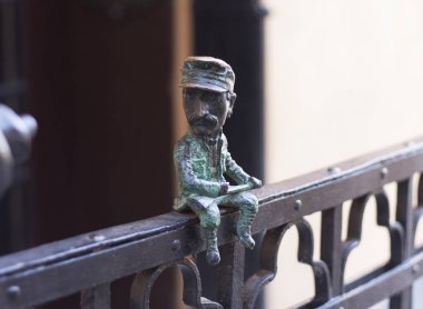 Nikolai Shugai fotoğraf Uzhgorod, Ukrayna - 2 Nisan 2017 Mini metal heykel