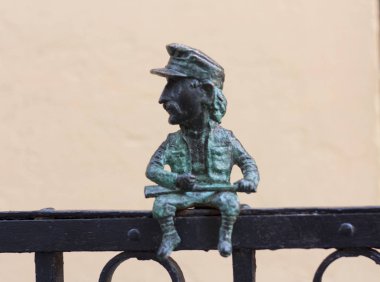 Nikolai Shugai fotoğraf Uzhgorod, Ukrayna - 2 Nisan 2017 Mini metal heykel