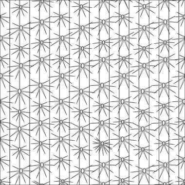 kaktüs bitkileri Dikişsiz desen arka plan doku