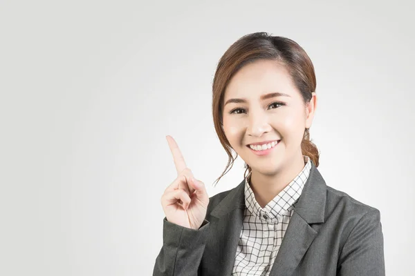 Mujer de negocios sonriente — Foto de Stock