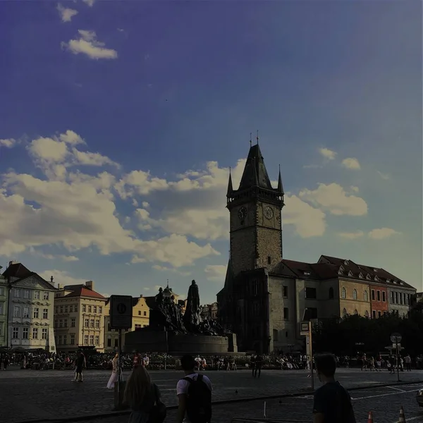 Hlavní Náměstí Centru Prahy — Stock fotografie