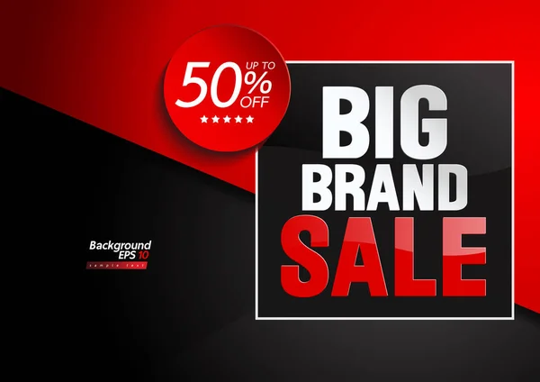 Big Brand Sale Διάνυσμα Φόντου — Διανυσματικό Αρχείο