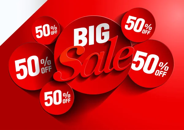 Big Sale Illustration Background Vector Illustration Eps10 — Stock vektor