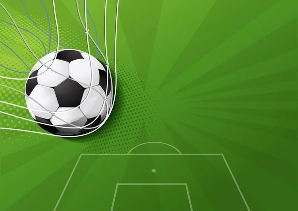 Ποδόσφαιρο Παιχνίδι Διανυσματική Απεικόνιση Eps10 — Διανυσματικό Αρχείο