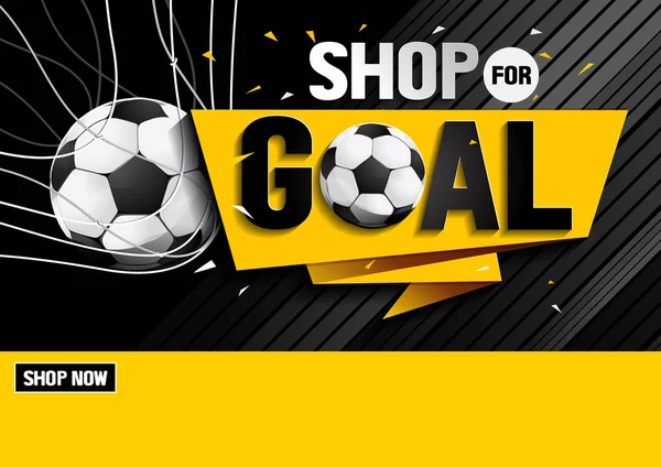 shop for goal sale, vector illustration EPS10.