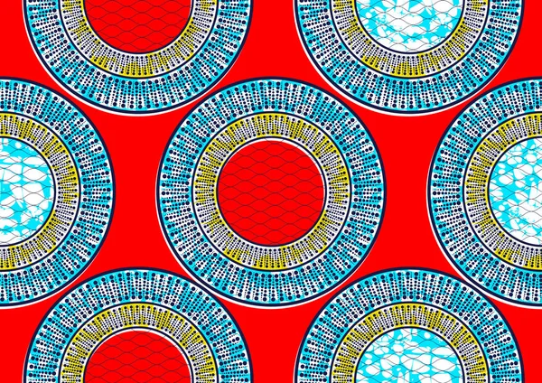 Moda Africana Ornamento Padrão Sem Costura Cores Vibrantes Arte Imagem —  Vetores de Stock