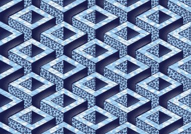 Afrika modası canlı renklerle kusursuz desen süslemesi, resim sanatı ve kumaş baskısı, atkı, şal, halı, fular, mendil, vektör illüstrasyon dosyası Eps10. 