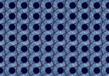 Afrika modası canlı renklerle kusursuz desen süslemesi, resim sanatı ve kumaş baskısı, atkı, şal, halı, fular, mendil, vektör illüstrasyon dosyası Eps10. 