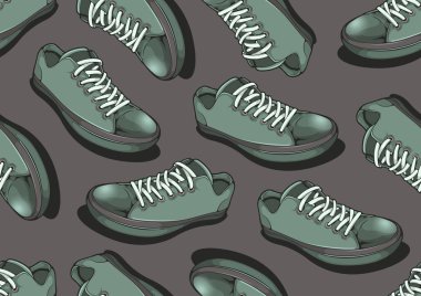 Pabuçsuz Desen, vektör illüstrasyon dosyası.