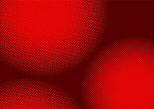 Pantalla Medio Tono Fondo Rojo Ilustración Vectorial — Archivo Imágenes Vectoriales