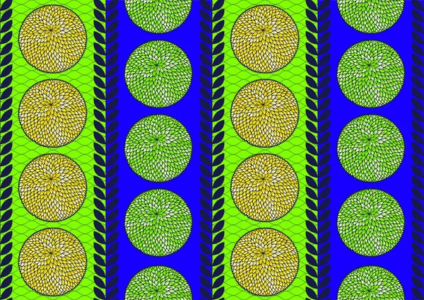 布プリント スカーフ ショール カーペット ハンカチ ハンカチ ベクトルイラストファイルのための活気のある色 画像アート 抽象的な背景のアフリカのファッションシームレスなパターンの装飾Eps10 — ストックベクタ