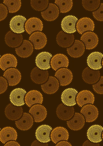 Ornamento Patrón Sin Costuras Moda Africana Colores Vibrantes Arte Imagen — Vector de stock