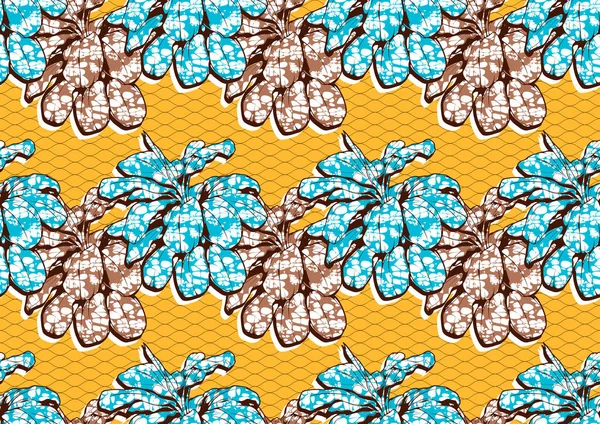 African Seamless Pattern Picture Art Abstract Background Vector Illustration File — 스톡 벡터