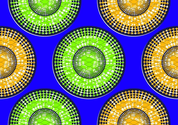 Padrão Sem Costura Tecido Impresso Têxtil Local África Arte Imagem —  Vetores de Stock