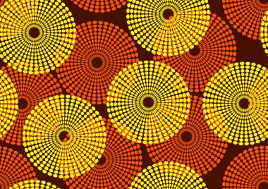 african fashion seamless pattern ornament in vibrant colours, picture art and abstract background for Fabric Print, Scarf, Shawl, Carpet, Kerchief, Handkerchief, vector illustration.