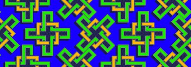 Kusursuz desen, baskılı kumaş, Afrika 'nın yerel tekstil ürünü, resim sanatı ve soyut arkaplan, moda kıyafetleri, vektör illüstrasyonu için kullanılır..