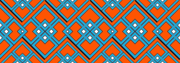 Bezešvý Vzor Tištěná Textilie Místní Textil Afriky Kresba Abstraktní Pozadí — Stockový vektor