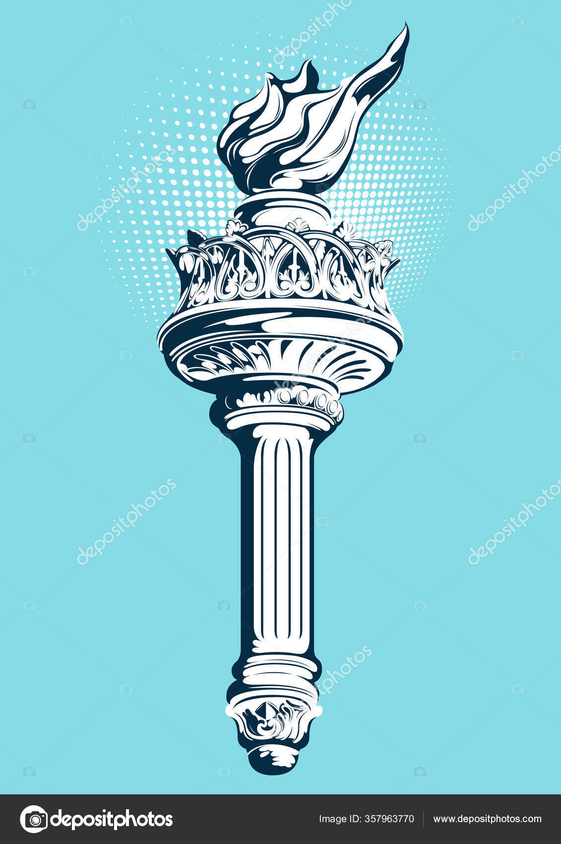Statue Of Liberty Torch Clip Art