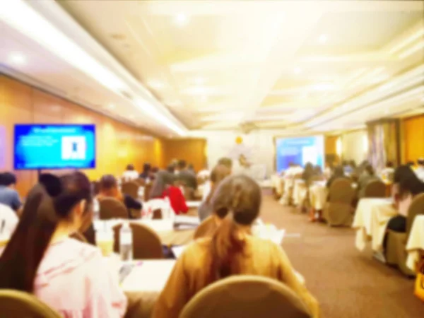 Onduidelijke Achtergrond Van Het Bedrijfsleven Bijeenkomst Conferentie Training Learning Coaching — Stockfoto