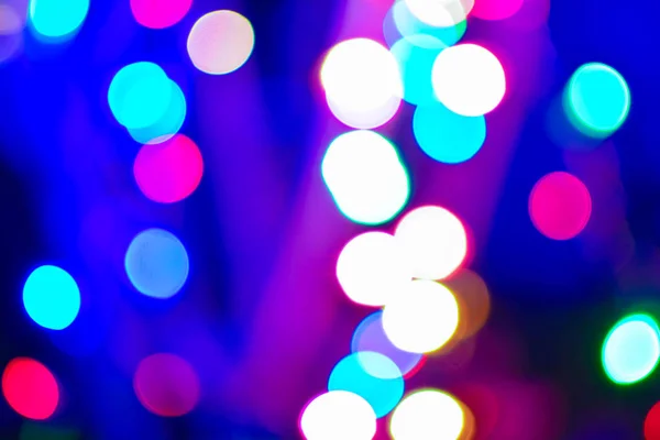 Luci Natale Bokeh Cerebration Concept Glittering Lampadine Brillanti Luci Sfondo — Foto Stock