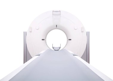 Çoklu detektör CT tarayıcısının ön görünümü