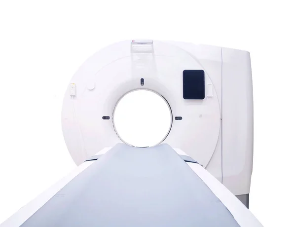 Мультидетекторный сканер КТ (вычислительная томография), изолированный на WH — стоковое фото