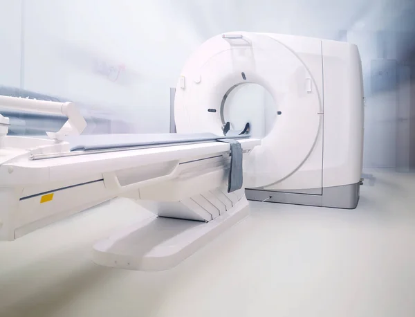Varredor Multi Detector Tomografia Computadorizada Fundo Turvo Sala Hospital — Fotografia de Stock