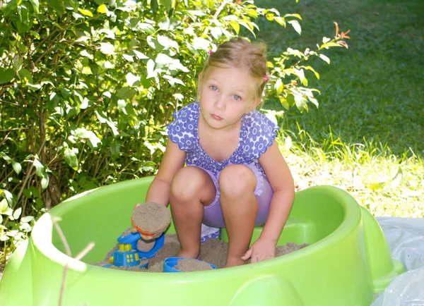 Playful little girl — Stock Photo, Image