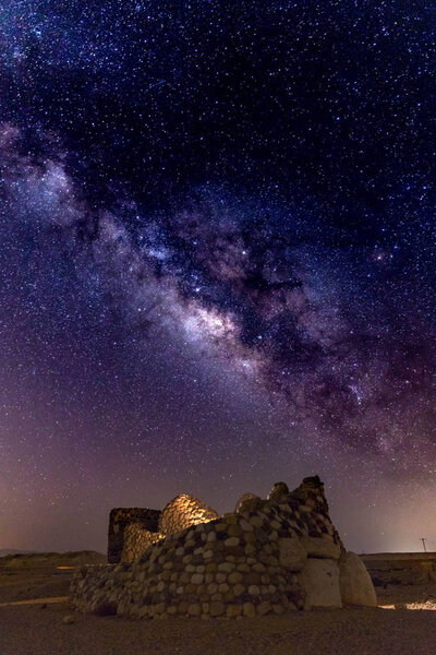 Milky way in the sky